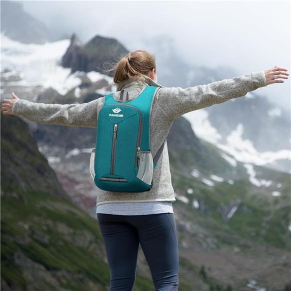 Esup 15L Lightweight Hiking Backpack Foldable Small Travel Backpack Packable Cam - Picture 1 of 7